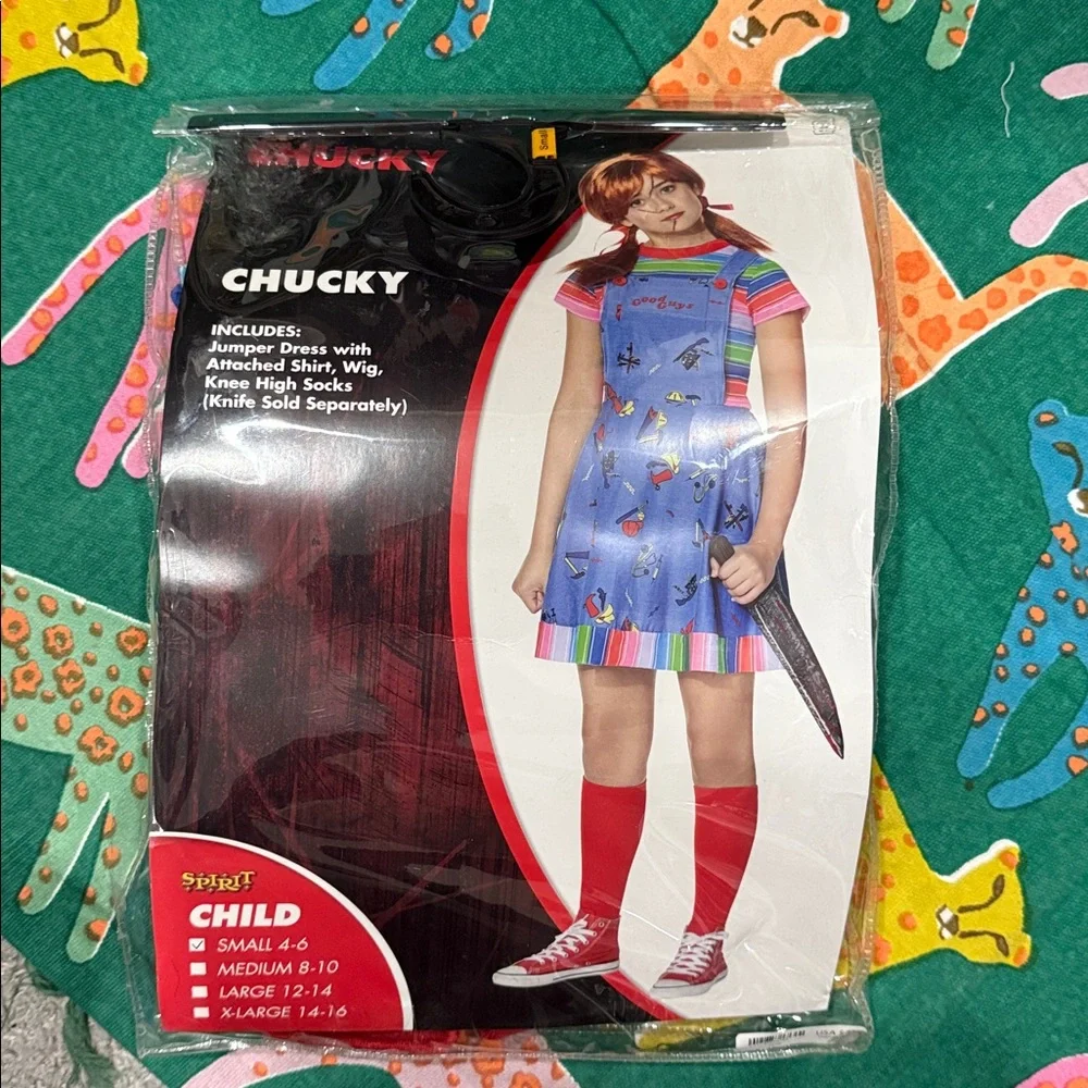 NWT CHUCKY CHILD COSTUME SMALL 4-6